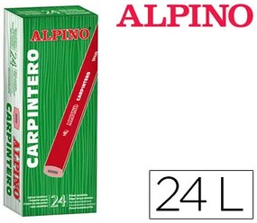 Lapis Alpino Carpinteiro Caixa de 24 Unidades