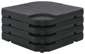 Guarda-sol de jardim com base portátil antracite