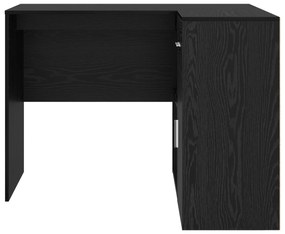 Mesa de Canto Carvalho Preto 102x88x75 cm Madeira Ingenheirada