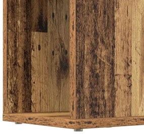 Estante Madeira antiga Madeira de engenharia 80 x 24 x 124 cm