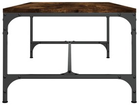 Mesa de centro 80x50x35 cm derivados madeira carvalho fumado