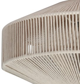 Japandi plafondlamp bruin met touw - Svea Japandi