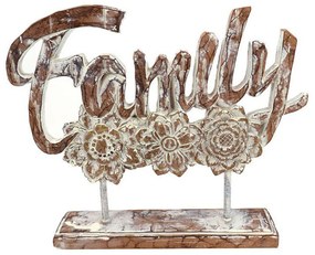 Placa Family | Flowers | 25x5x21CM