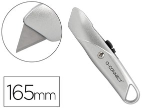 Faca Q-Connect Metálico Largo Lamina de 18 mm