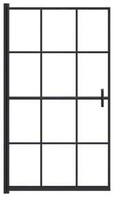 Divisória de chuveiro ESG 80x140 cm preto