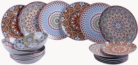Pratos de jantar Casablanca, conjunto de 18