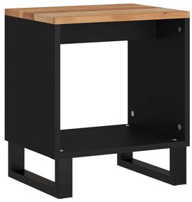 Mesa de centro 40x31x46 cm acácia maciça/derivados de madeira
