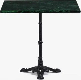 Mesa De Bar Em Mármore Roma Mármore Verde Big Flower & Quadrado & Preto - Sklum