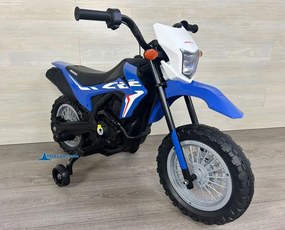 Mota elétrica 12V  para crianças 3 a 6 anos Honda CRF250L Azul