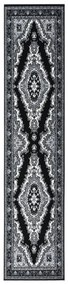 vidaXL Passadeira 80x450 cm polipropileno preto