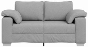 Sofá Loveseat - Cinza Claro, Tecido de 120 cm