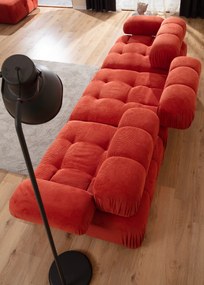 Sofá de 3 Lugares Doblo – Vermelho – 300x100x80 cm