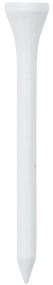 vidaXL Tees de golfe 1000 pcs 83 mm bambu branco