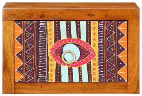 Mesas de Cabeceira Marrom, multicolorido 35 x 30 x 22 cm