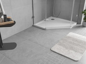 Mexen Flow base de duche pentagonal slim 90 x 90 cm, branco brilhante - 46P109090