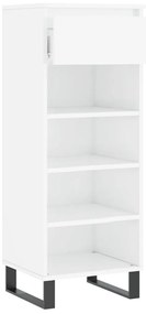 Sapateira 40x36x105 cm derivados de madeira branco brilhante