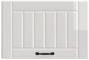 Armário de parede da cozinha Lucca madeira branco brilhante
