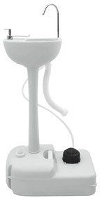 Mesa de Camping vidaXL Cinza Fresco