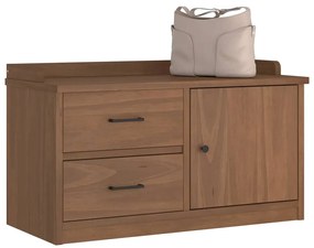 vidaXL Banco de entrada SANDNES 87x40x50 cm pinho maciço