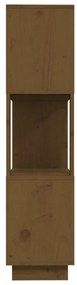 Estante/divisória 80x25x101 cm madeira maciça castanho mel