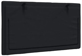 Almofadão de cabeceira 80 cm tecido preto