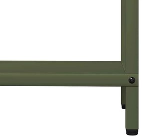 Suporte para lenha aço laminado a frio verde azeitona