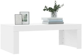 Mesa de centro 102x50x36 cm madeira processada branco