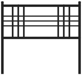 Cabeceira de cama 90 cm metal preto