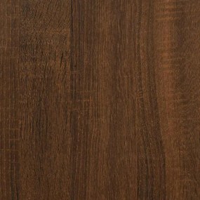 Móvel de TV 120x34x37 cm derivados de madeira carvalho castanho