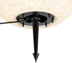 LED Candeeiro inteligente de exterior cinzento 56 cm IP44 incl Wifi A60 - Nura Moderno