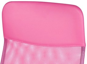 Cadeira de escritório rosa DESIGN Beliani