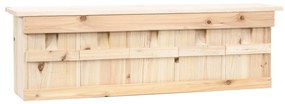vidaXL Casa para pardais com 5 divisões 68x15x21 cm madeira de abeto