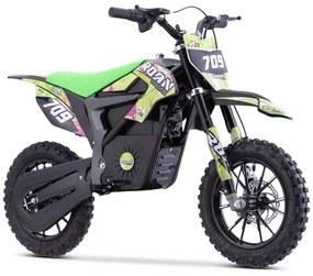 Mini moto elétrica para crianças MINICROSS 709 550W Verde