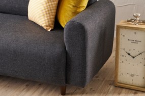 ****
Conjunto de Sofás Noya – Antracite – 3-Seat: 220x87x70 cm, 1-Seat
