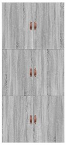 Cama de Armazenamento Cinza Sonoma 100x200 cm