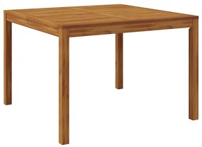 Conjunto de Jantar para Jardim 3 pcs Cinzeto 110 x 110 x 75 cm