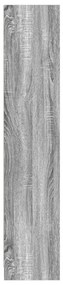 Estante 57x28,5x141 cm derivados de madeira cinzento sonoma