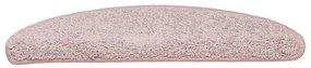 Tapete/carpete para degraus 15 pcs 65x21x4 cm rosa claro