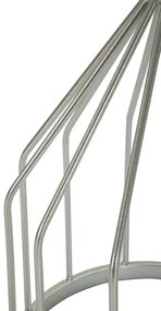 MESA DE CENTRO Ø 37,5X58 CM PRATEADO