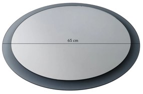 Espelho Aqua – Fumê – 65x65 cm