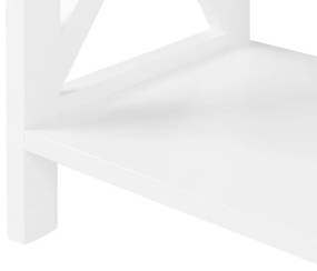 Conjunto de escritório em branco e madeira clara FOSTER/CARTER Beliani