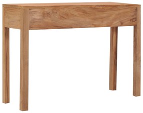 Mesa consola 110x35x75 cm madeira de teca maciça