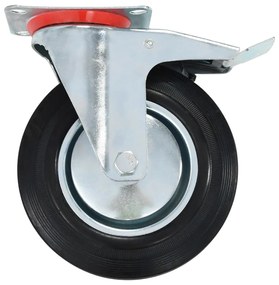 Rodas giratórias 4 pcs 200 mm
