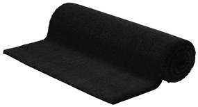 vidaXL Tapete de porta 100x300 cm fibra de coco tufada preto