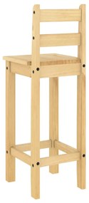 5 pcs conjunto de bar pinho maciço