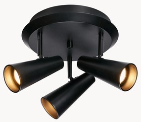 Candeeiro de teto em metal Crest