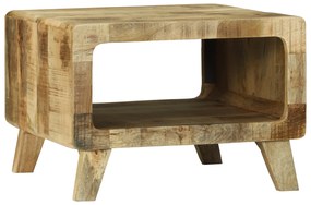 Mesa de Café 50x50x35 cm Madeira de Mangueira Maciça