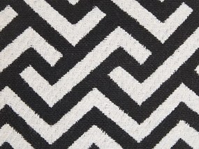 Conjunto de 2 almofadas de algodão preto e branco 45 x 45 cm SALIZAR Beliani