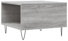 Mesa de centro 55x55x36,5 cm derivados de madeira cinza sonoma