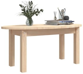 Mesa de centro 80x40x35 cm madeira de pinho maciça
